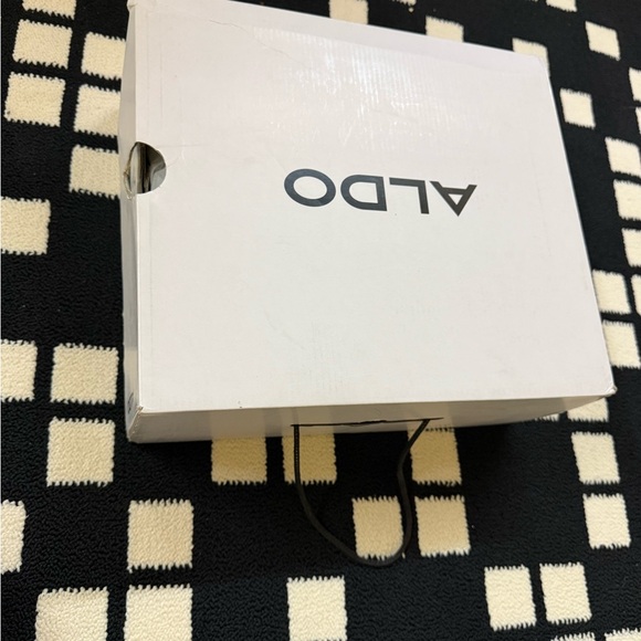 Aldo Black Over-the-Knee Stretch Platform Boots - Picture 6 of 7